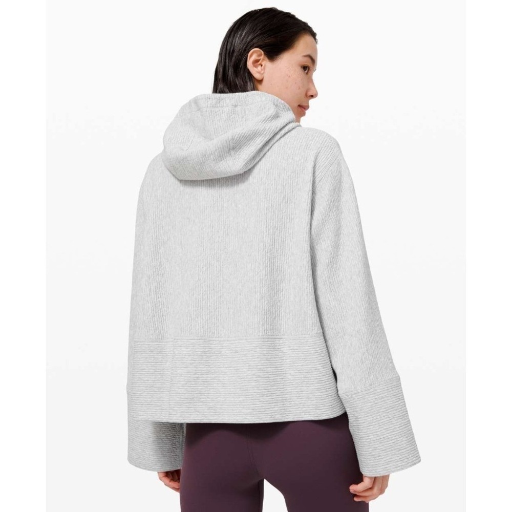 Lululemon Retreat Yourself Hoodie Heathered Core Ultra Light Grey / Nimbus - Picture 2 of 9